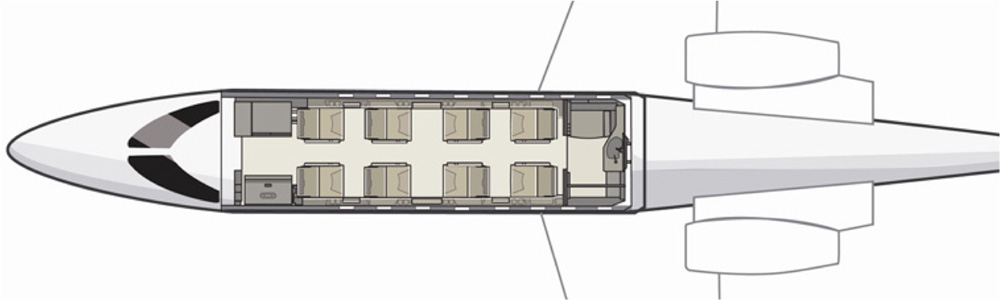 volo privato sul Bombardier Learjet 45 XR